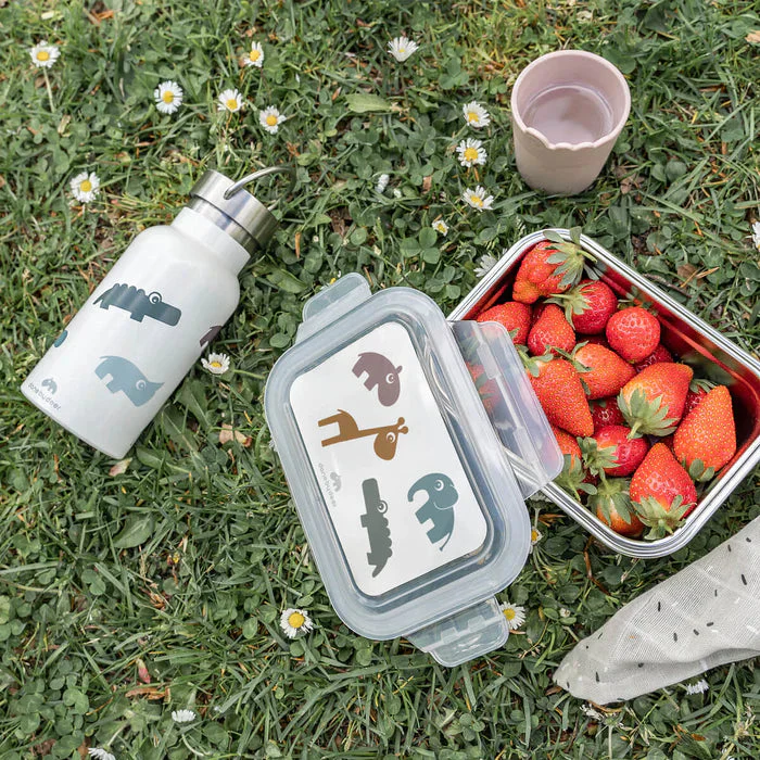 Caja de Metal para Almuerzo Deer Friends - Rosa | Done by deer - Imagen 4