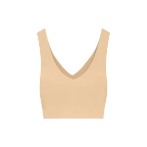 Bralette Cuello en V Beige | Bye Bra