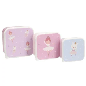 3 FIAMBRERAS CAJITAS ALMUERZO TUTETE ·BALLET·