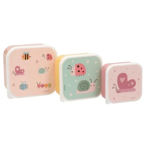 3 FIAMBRERAS CAJITAS ALMUERZO TUTETE ·BUGS·