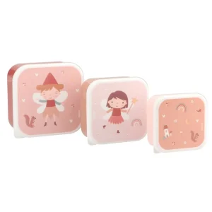 3 FIAMBRERAS CAJITAS ALMUERZO TUTETE ·WILD FAIRIES·