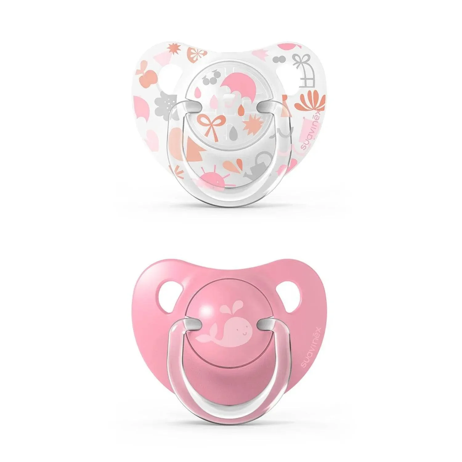 Pack de 2 Chupetes con Tetina Anatómica Látex Memories - Rosado | Suavinex - Imagen 5