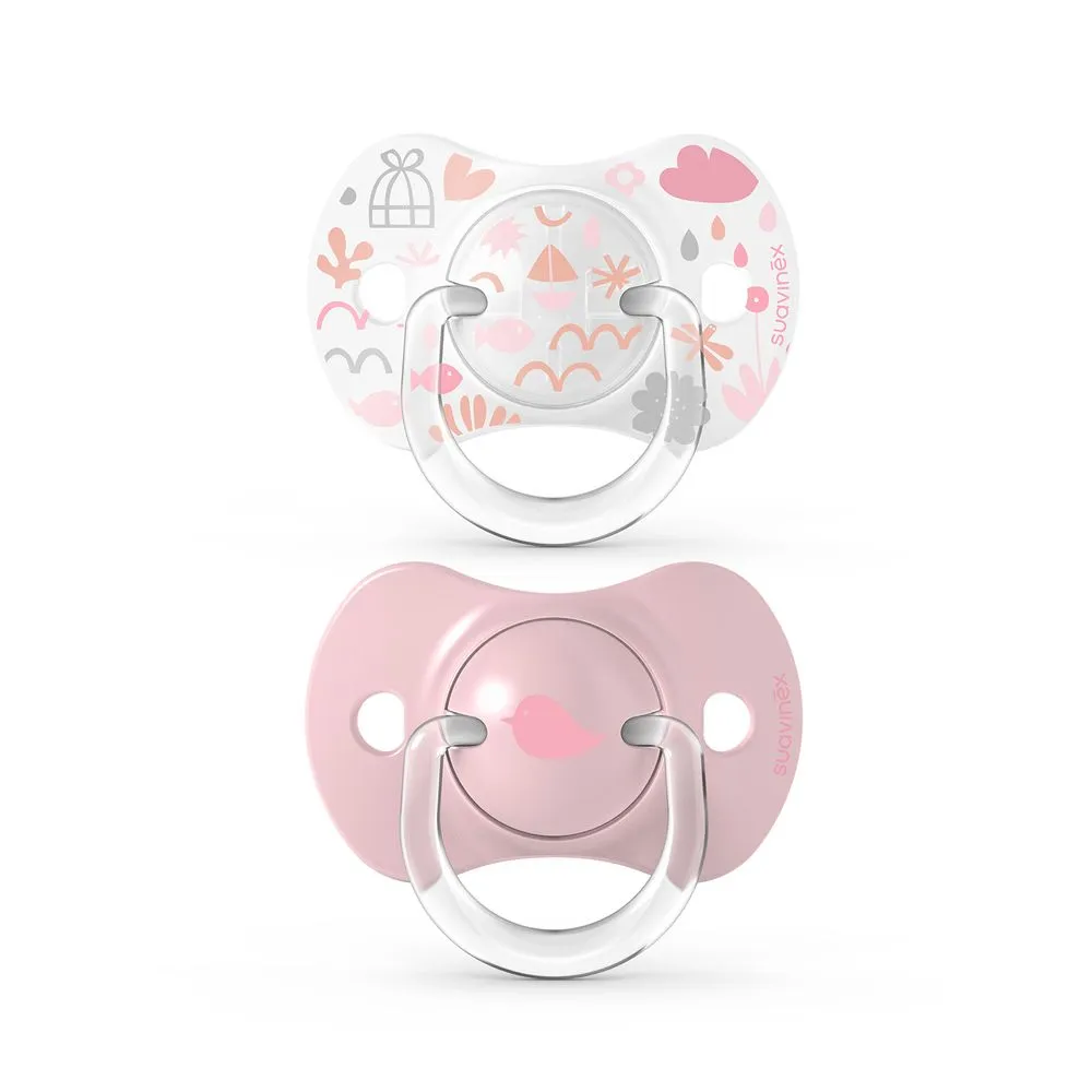 Pack de 2 Chupetes Fisiológicos Memories - Rosa Palo | Suavinex