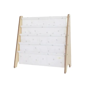 Librero De Tela Reciclada - Blueberry Taupe | 3 Sprouts