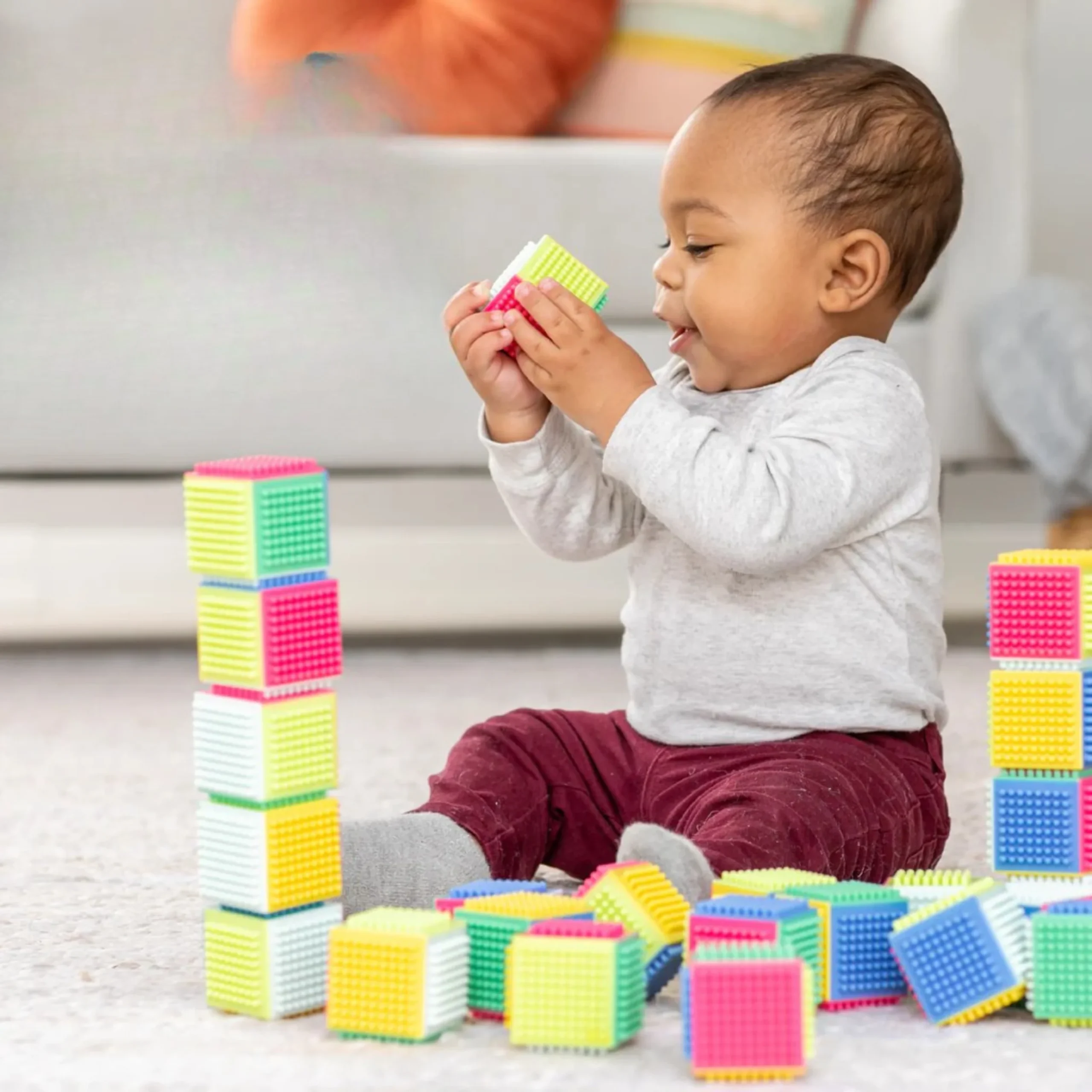 Set de Bloques Press and Stay - Multicolor | Infantino - Imagen 3