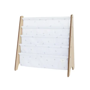 Librero De Tela Reciclada - Blueberry Ivory | 3 Sprouts