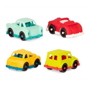 4 MINI COCHES JUGUETE BTOYS ·HAPPY CRUISERS·