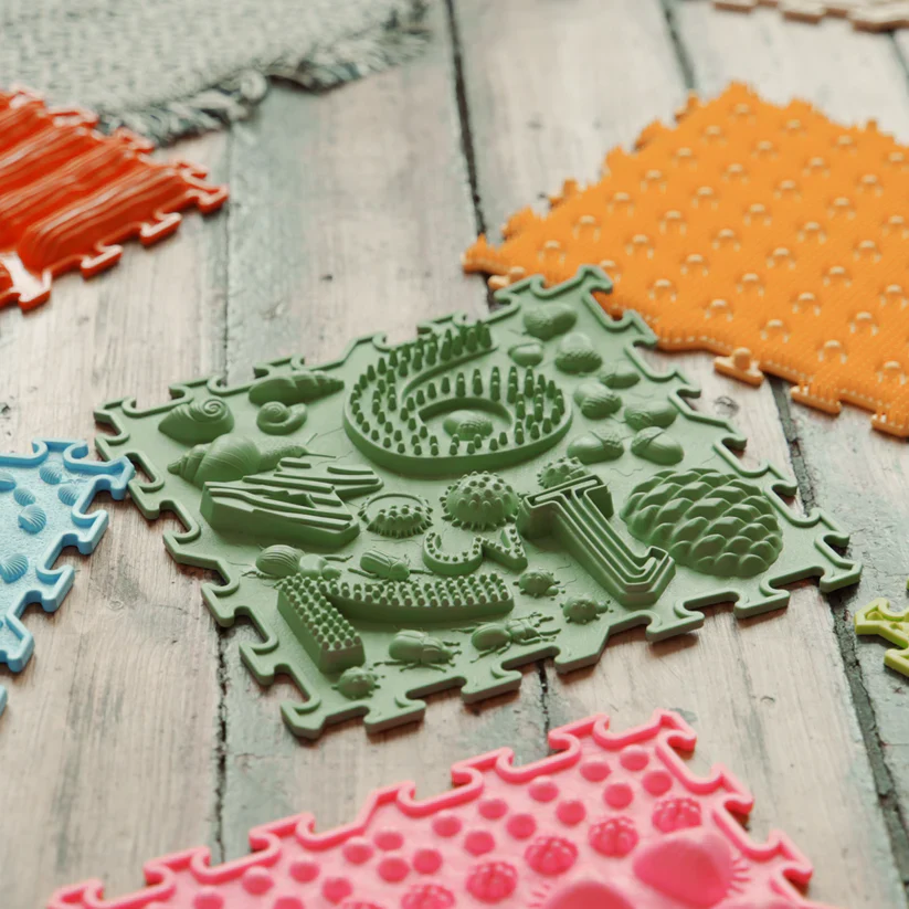 Alfombra Sensorial - 4 Piezas - Forest School Set | Ortonature - Imagen 2