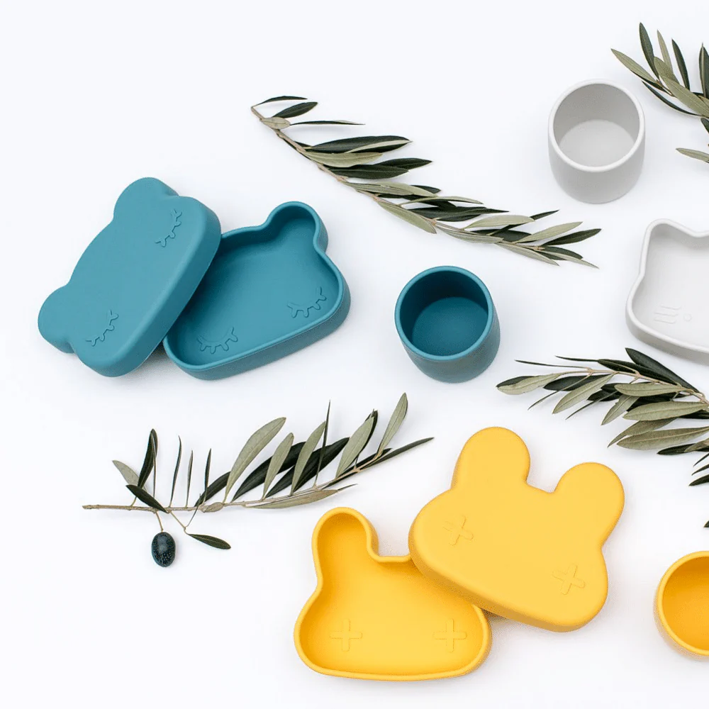 Caja para Snack Oso - Azul Oscuro | We Might Be Tiny - Imagen 2