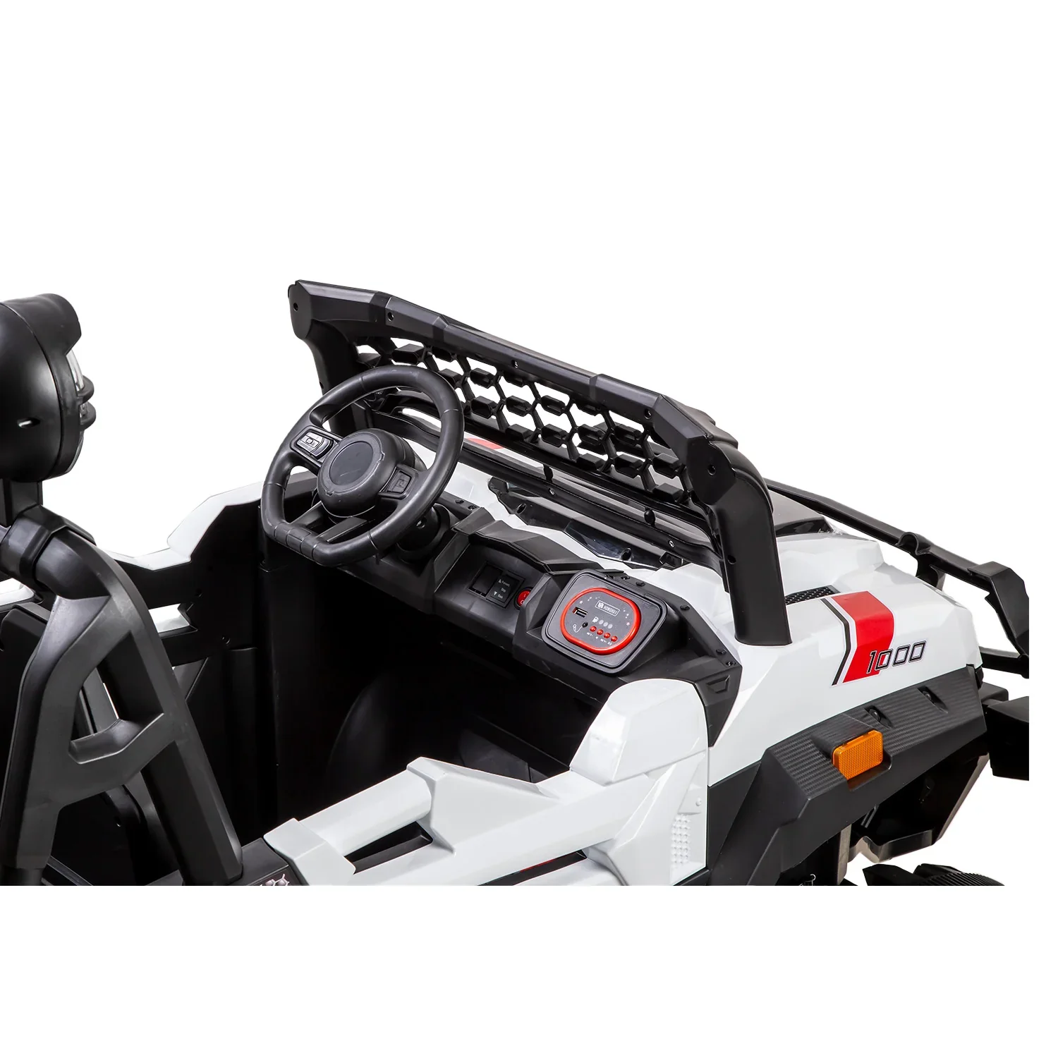 Camioneta Eléctrica SUV Todo Terreno Explorer - Blanco | Bebesit - Imagen 2