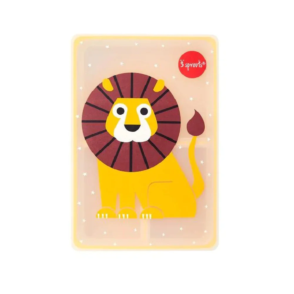 Bento Box de Silicona - León | 3 Sprouts - Imagen 3