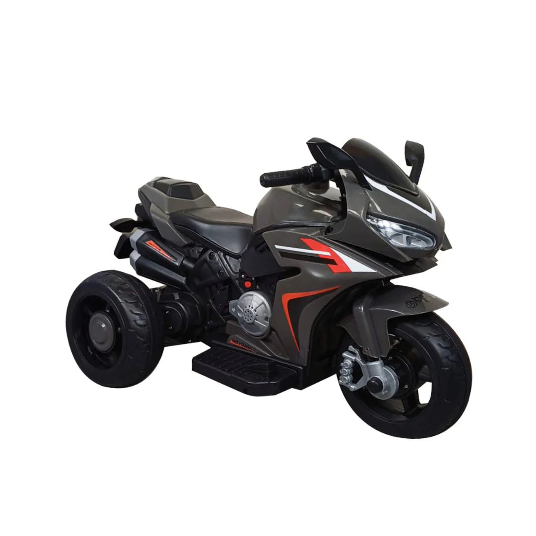 Trimoto BigTrail Niños Infantil 6V a Batería - Gris | Bebesit