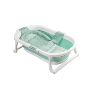 Bañera Plegable para Bebé con Hamaca - Jelly Verde | Bebesit