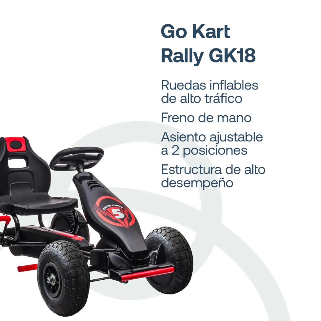 Go Kart Rally GK18 - Rojo | Bebesit - Imagen 2
