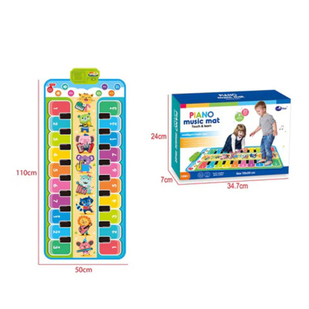 Alfombra Musical Niños Doble Grande - Animales | Bebesit - Imagen 2