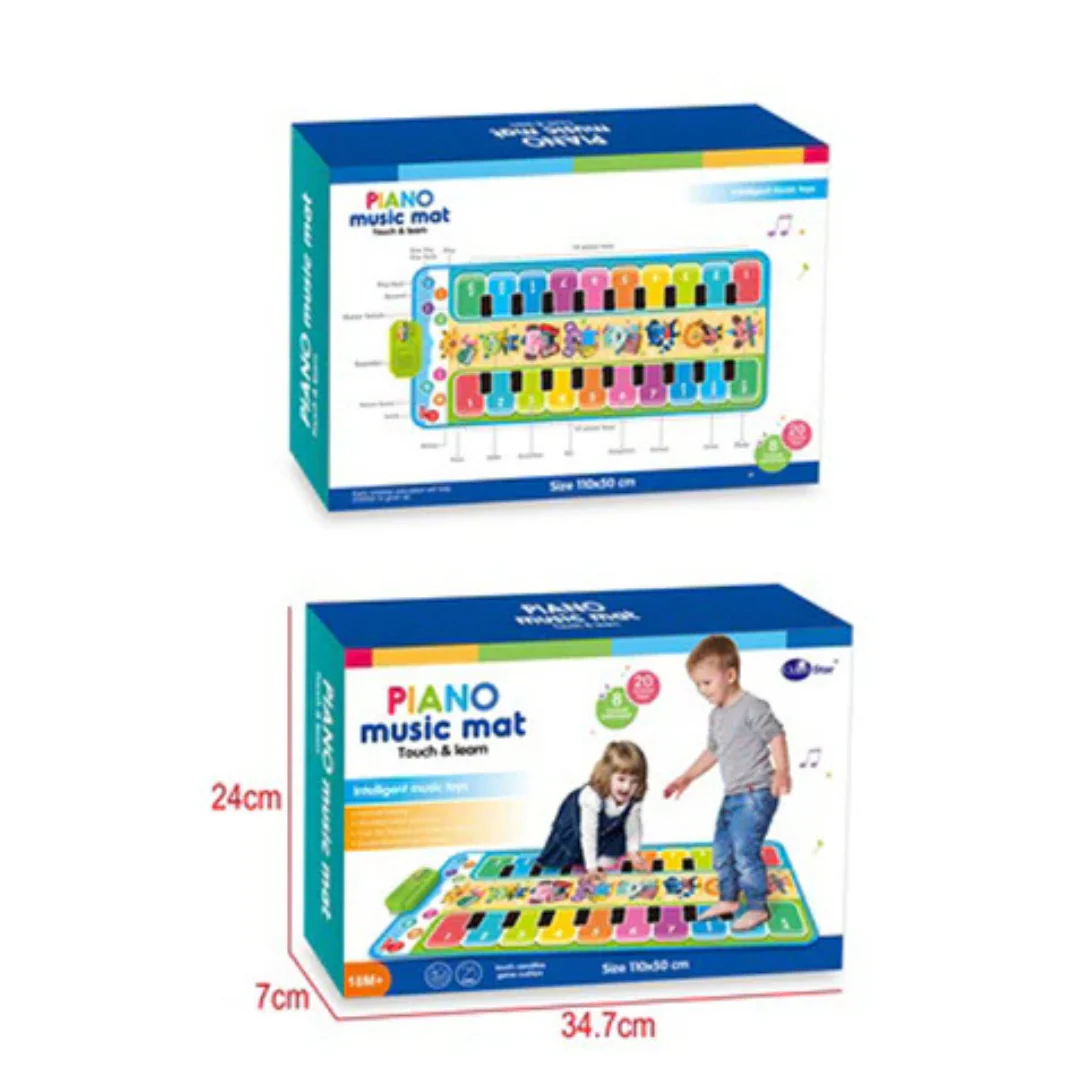 Alfombra Musical Niños Doble Grande - Animales | Bebesit - Imagen 3