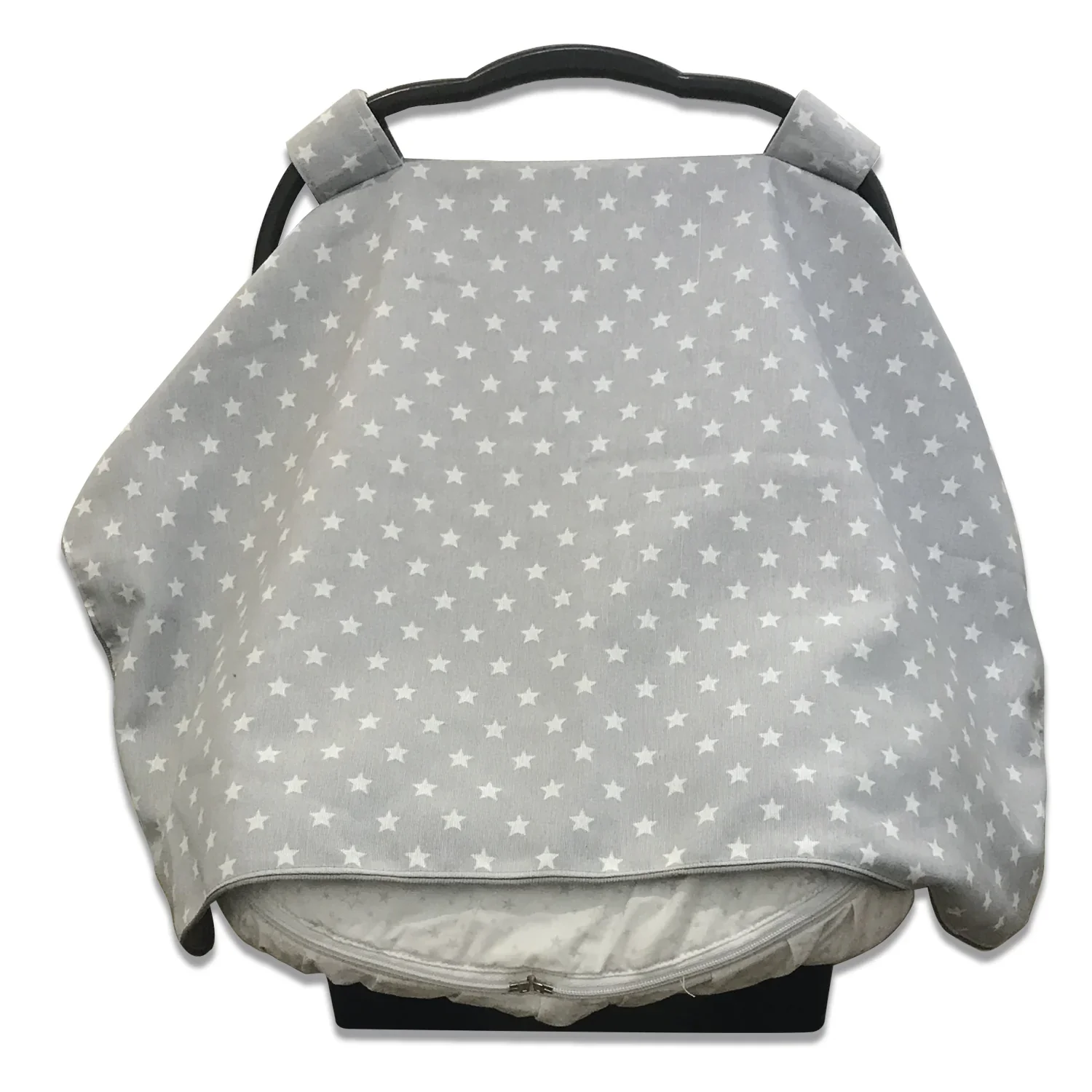 Cubre Huevo de Lona - Gris Estrellas / Orilla Celeste | Algodones - Imagen 2