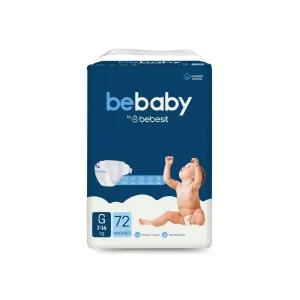 Pañales BeBaby Premium - 72 Unidades | Bebesit