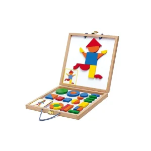 Maleta de Madera Magnética - Geoform Set | Djeco