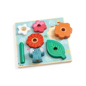 Puzzle Madera Encaje - Puzz Stack Happy | Djeco