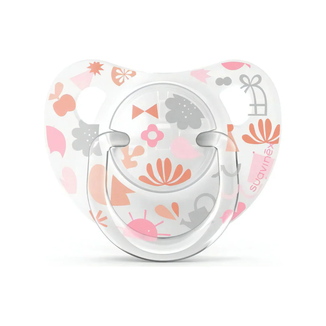 Pack de 2 Chupetes con Tetina Anatómica Látex Memories - Rosado | Suavinex - Imagen 3