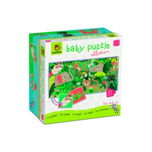 Puzzle de Doble Cara para Bebés y Niños - La Jungla | Ludattica