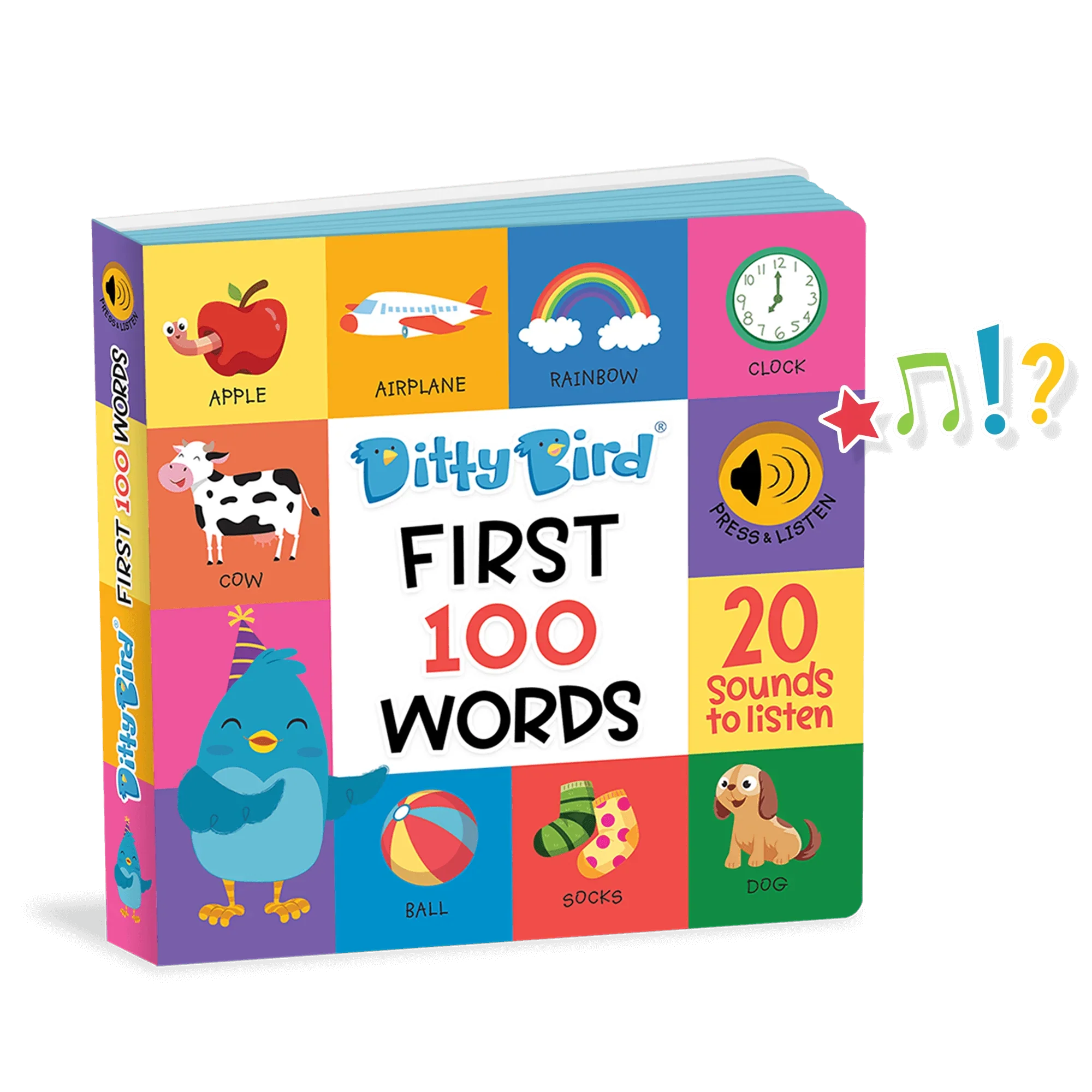 Libro Interactivo Musical - First 100 Words | Ditty Bird - Imagen 2