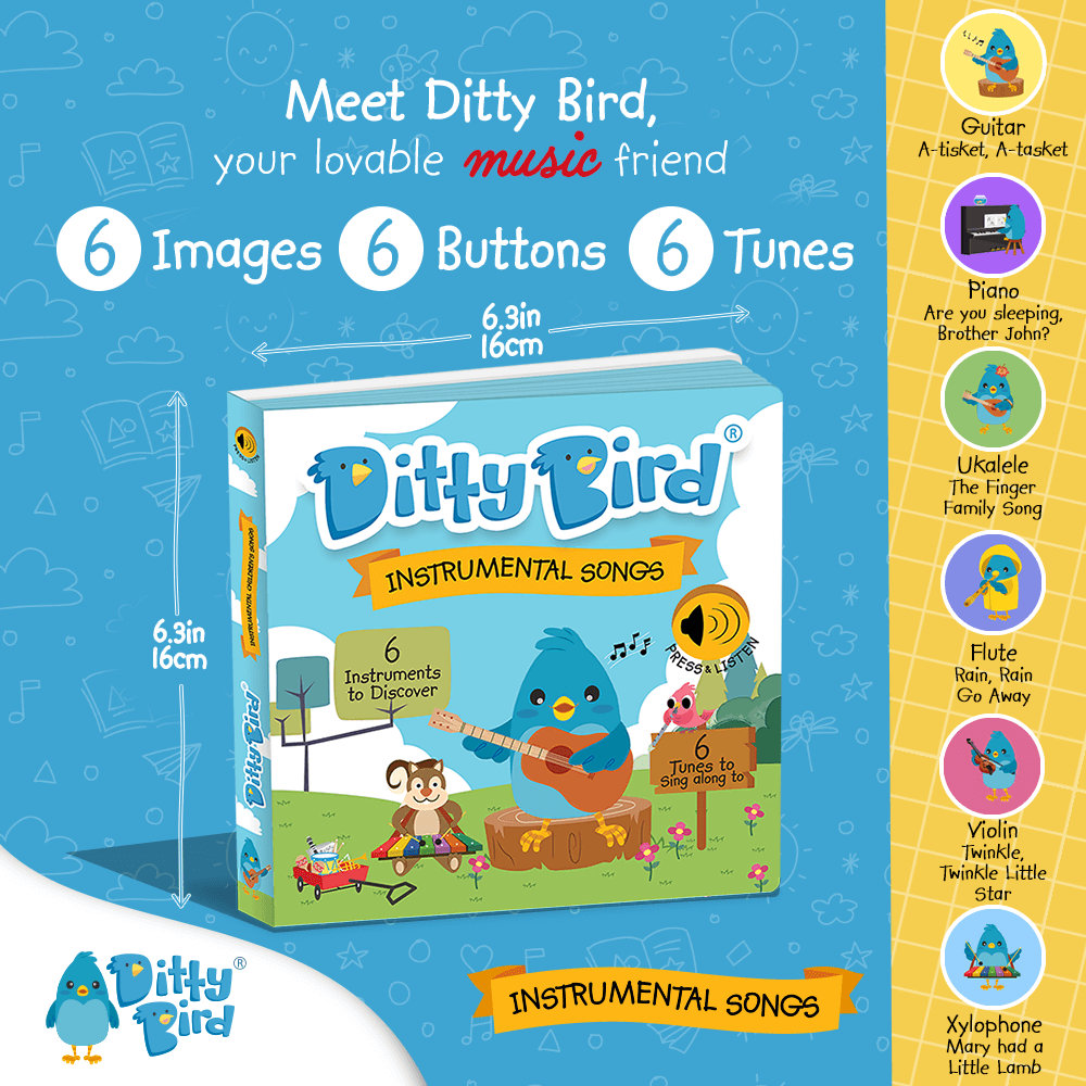 Libro Interactivo Musical - Instrumental Songs | Ditty Bird - Imagen 5