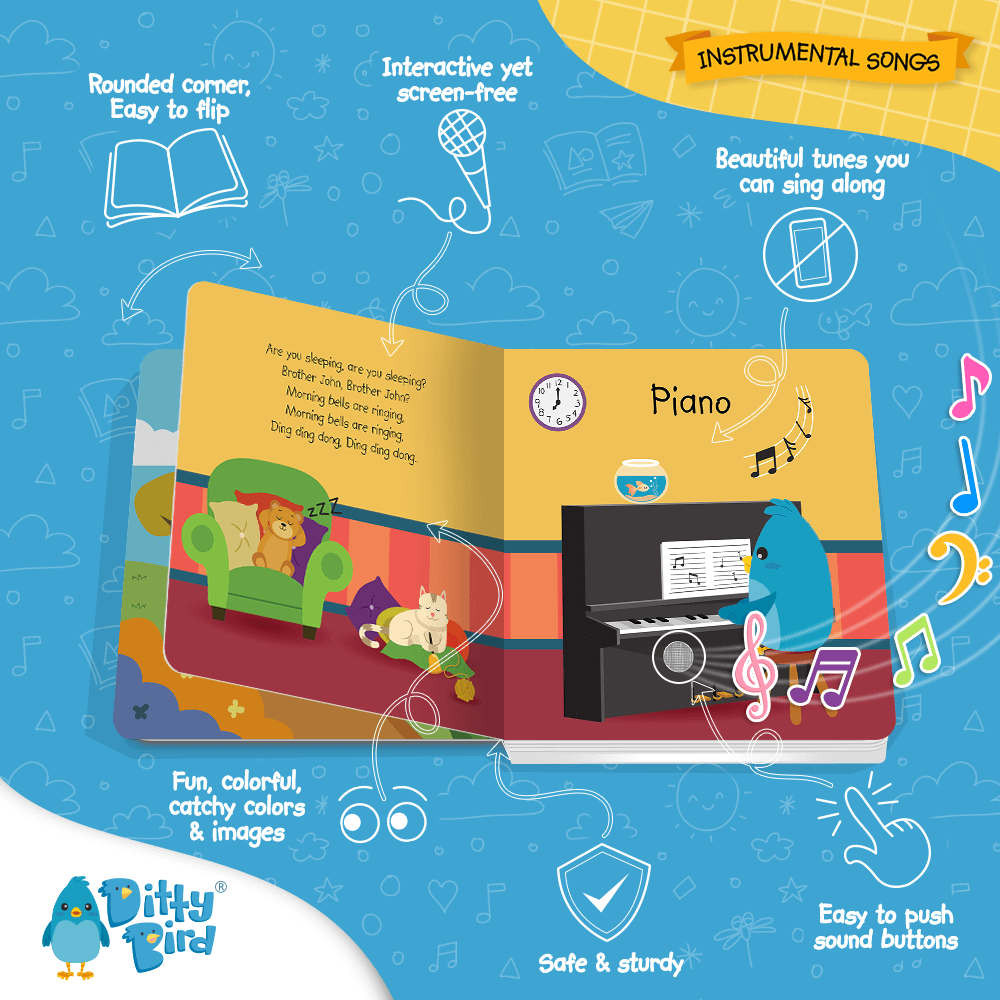 Libro Interactivo Musical - Instrumental Songs | Ditty Bird - Imagen 4