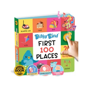 Libro Interactivo Musical - First 100 Places | Ditty Bird