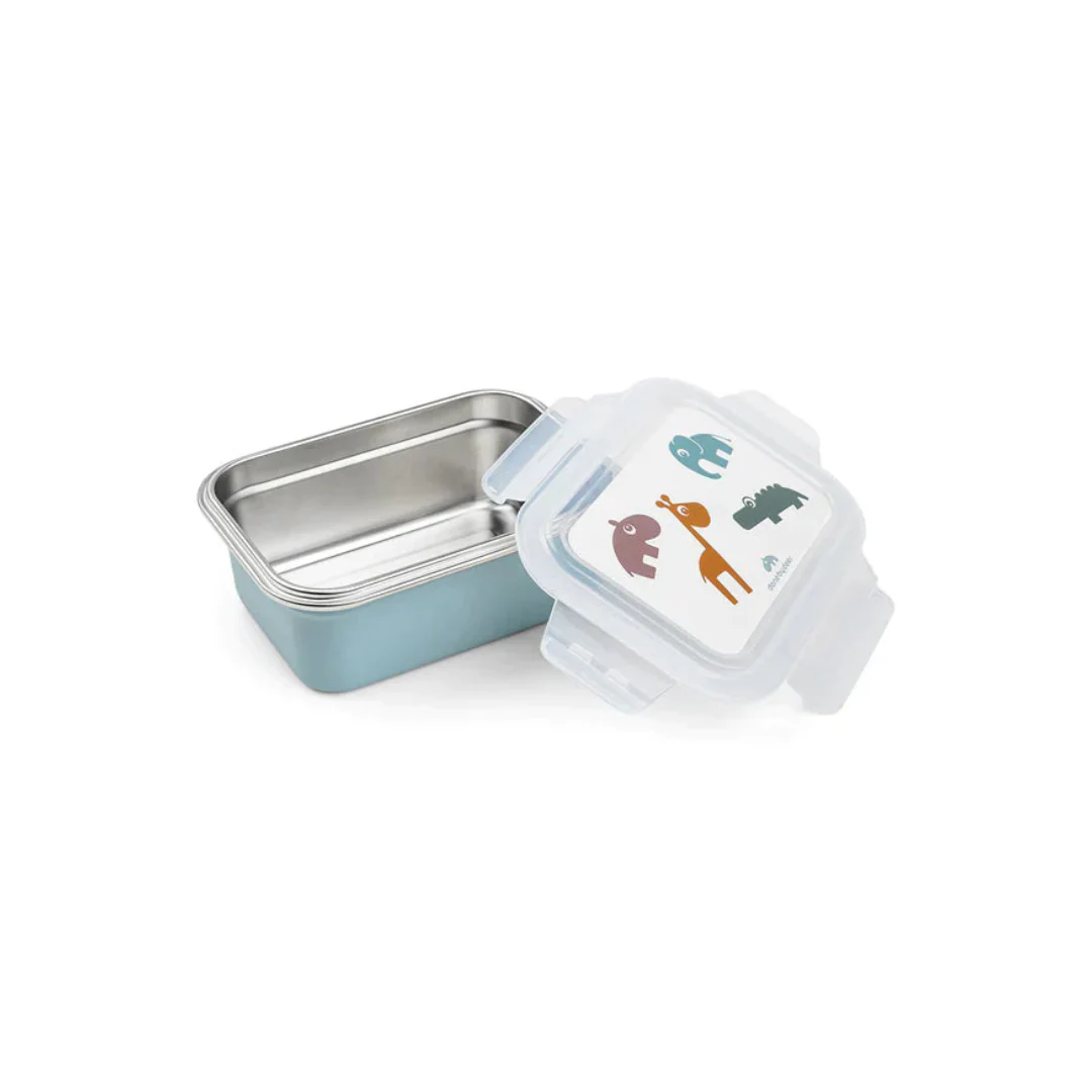 Caja de Metal para Almuerzo Deer Friends - Azul | Done by deer - Imagen 3