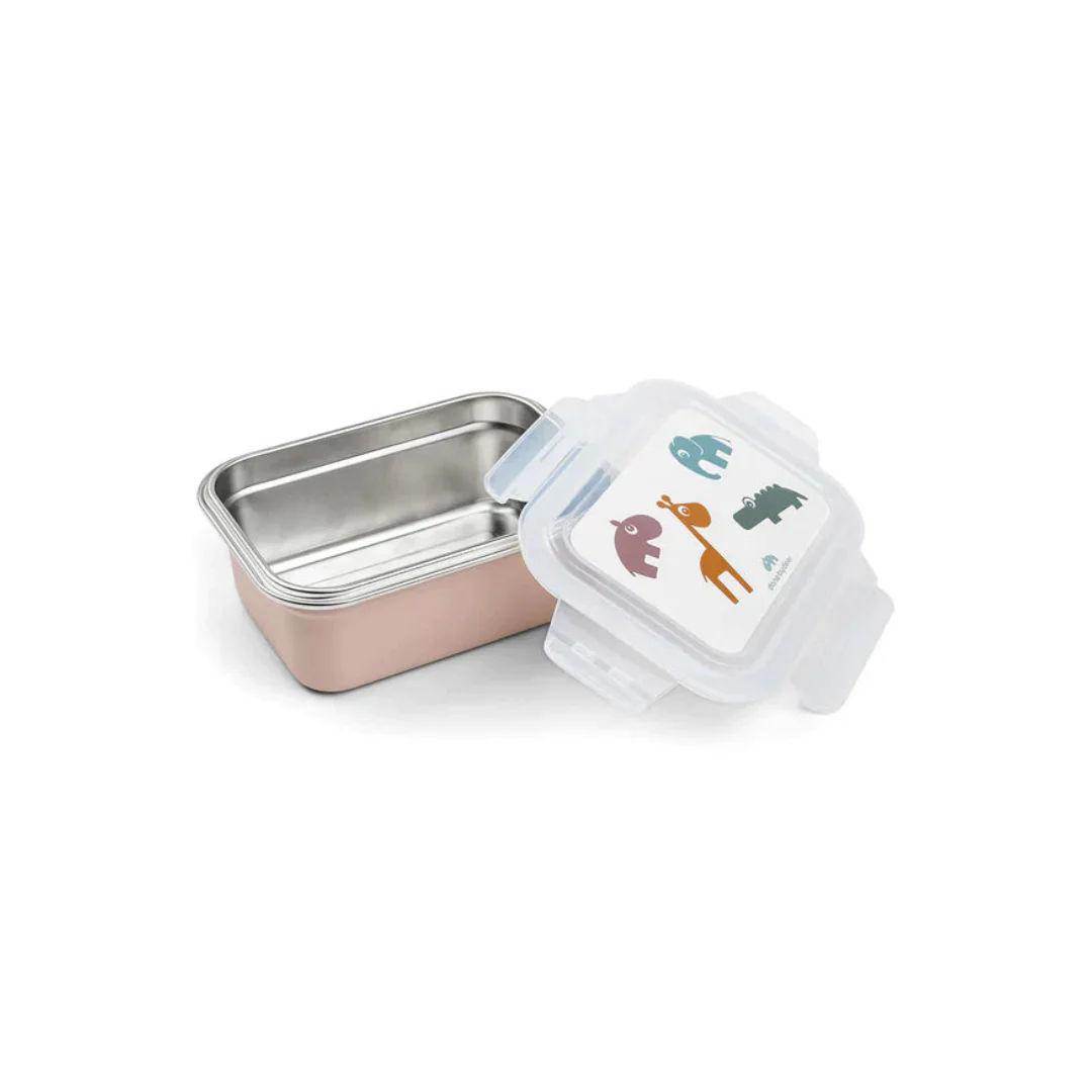 Caja de Metal para Almuerzo Deer Friends - Rosa | Done by deer - Imagen 2