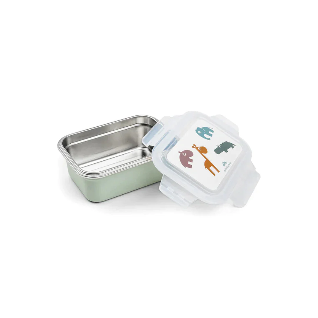 Caja de Metal para Almuerzo Deer Friends - Verde | Done by deer - Imagen 2