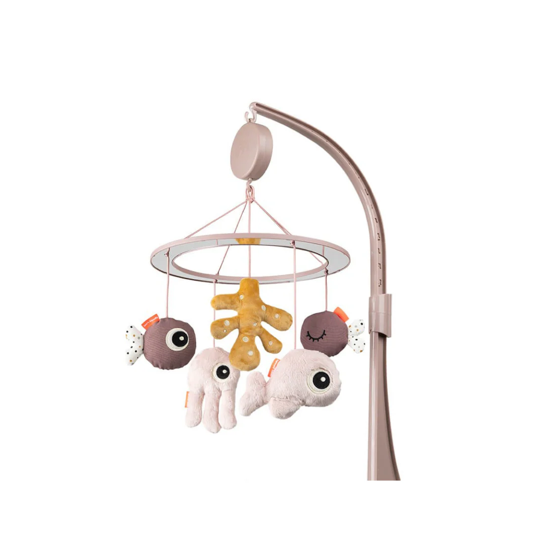 Móvil Musical con Espejo Sea Friends - Rosa | Done by deer