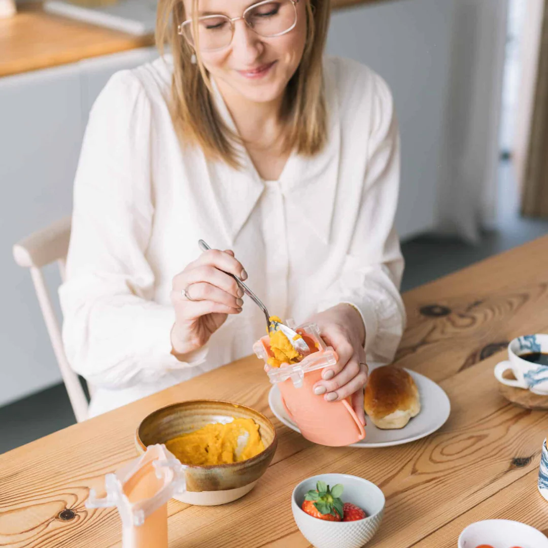 Pack 2 Bolsas de Silicona Multifuncionales - Yummy Blush | Baby on the Move - Imagen 4