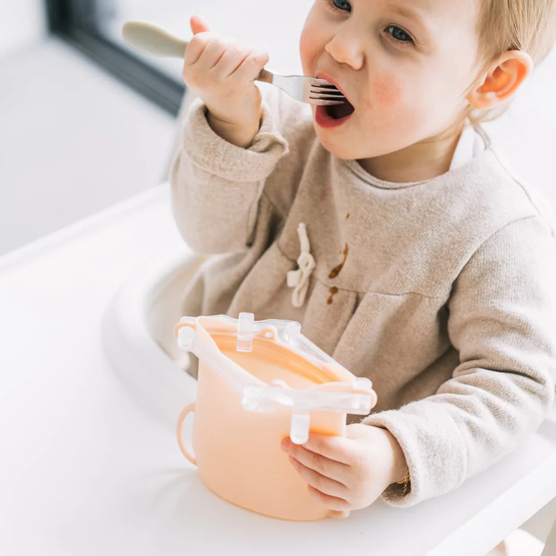 Pack 2 Bolsas de Silicona Multifuncionales - Yummy Blush | Baby on the Move - Imagen 5