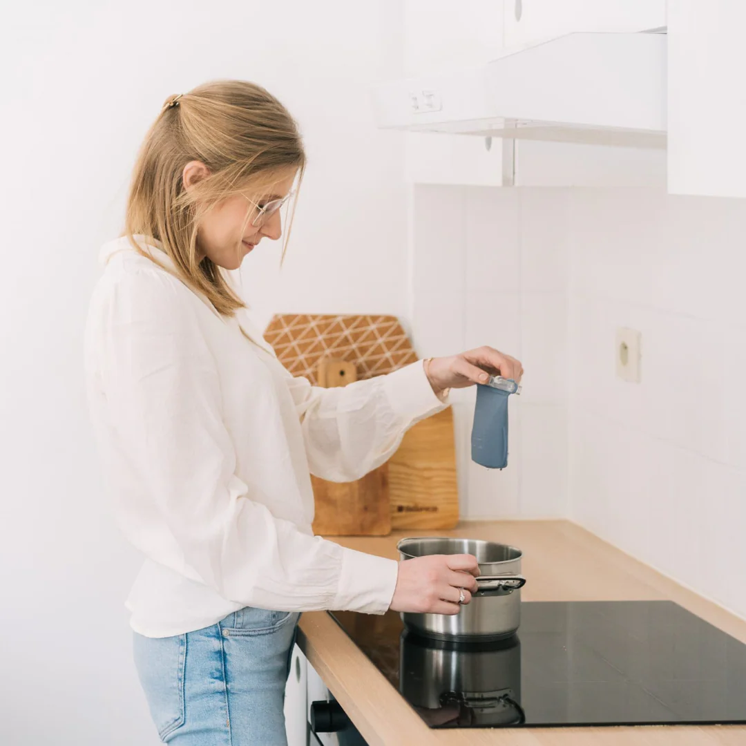 Pack 2 Bolsas de Silicona Multifuncionales - Yummy Denim | Baby on the Move - Imagen 2