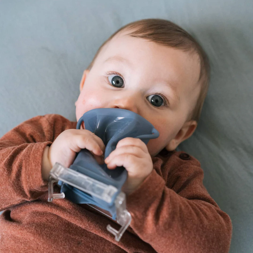 Pack 2 Bolsas de Silicona Multifuncionales - Yummy Denim | Baby on the Move - Imagen 4