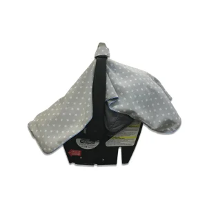 Cubre Huevo de Lona - Gris Estrellas / Orilla Celeste | Algodones