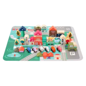 Bloques de Construcción Infantil de Madera Santiago - Multicolor | Form Design