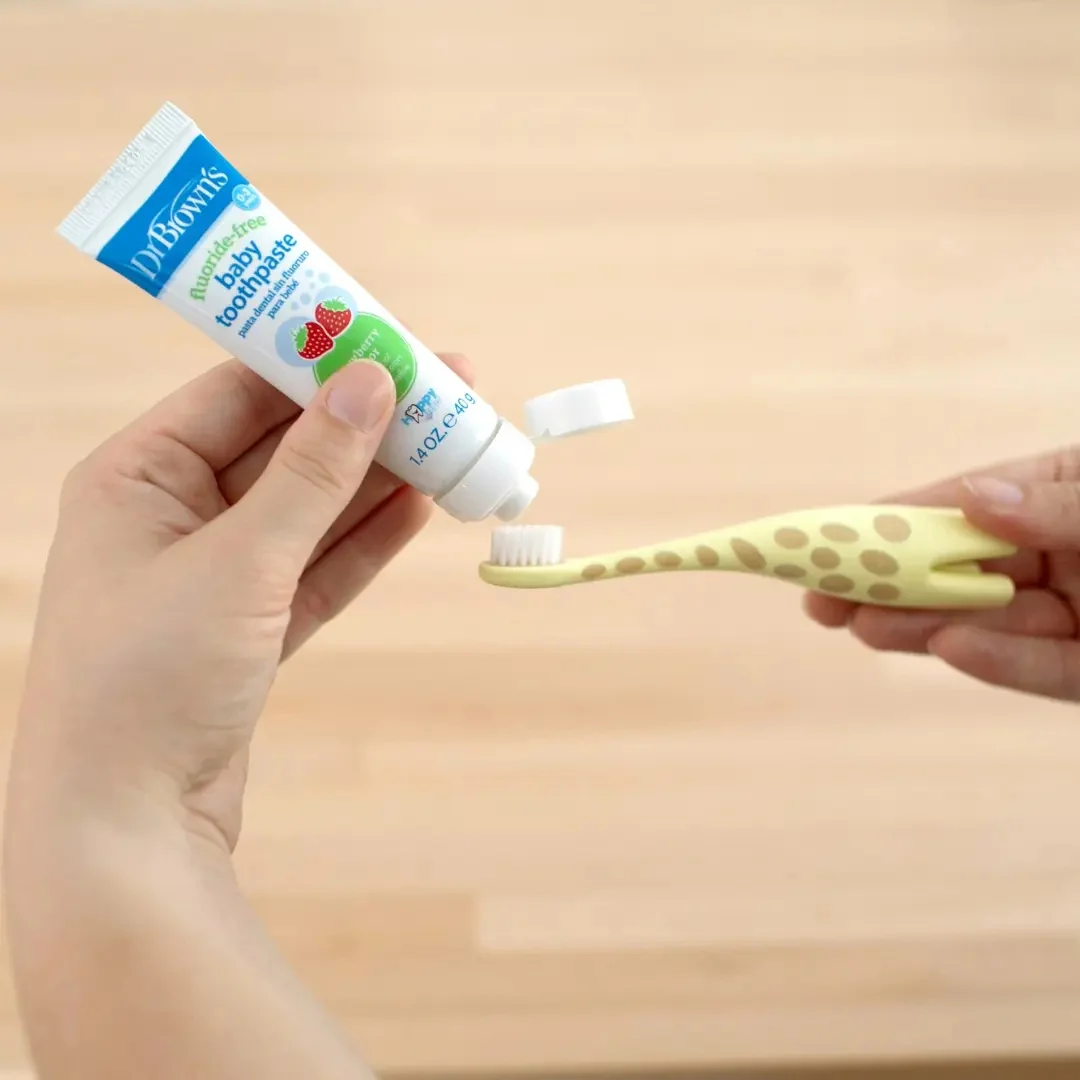 Cepillo de Dientes para Bebés y Niños (0-3 años) - Jirafa | Dr. Brown's - Imagen 5
