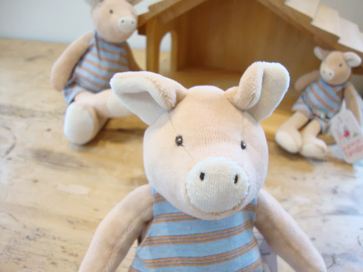 Peluche Philemon el Cerdito - 35 cm | Moulin Roty - Imagen 2