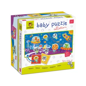 Puzzle de Doble Cara para Bebés y Niños - Espacio | Ludattica