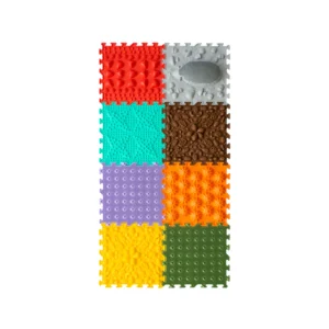 Alfombra Sensorial - 8 Piezas - Hedgehog Here Set | Ortonature