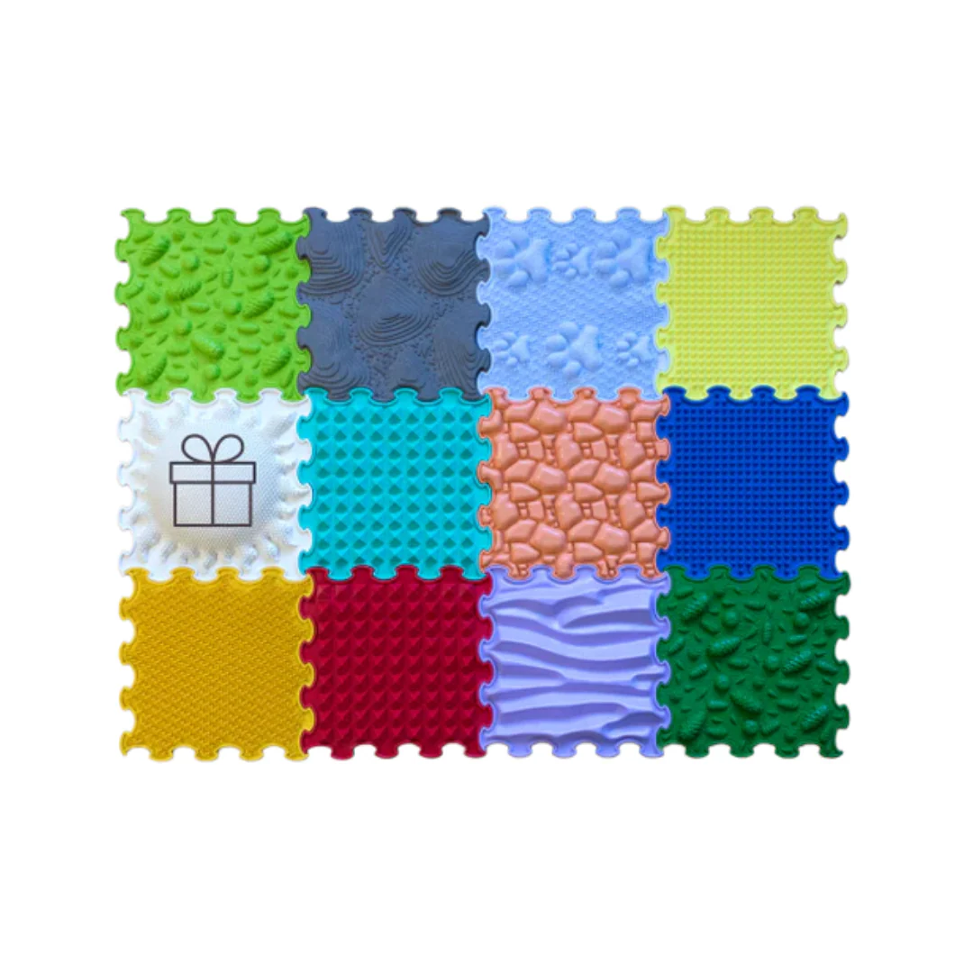 Alfombra Sensorial - 12 Piezas - All in One Set | Ortoto
