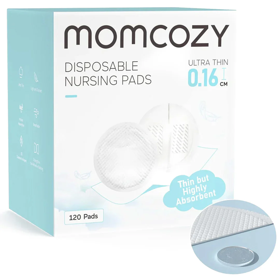 Pads Absorbentes de Lactancia Ultra Delgados | MomCozy - Imagen 5
