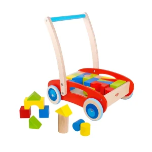 Carrito Andador con Bloques | Tooky Toy