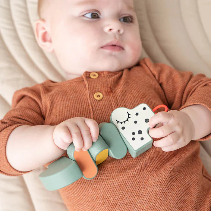 Juguete para Girar Croco - Verde | Done by deer - Imagen 3