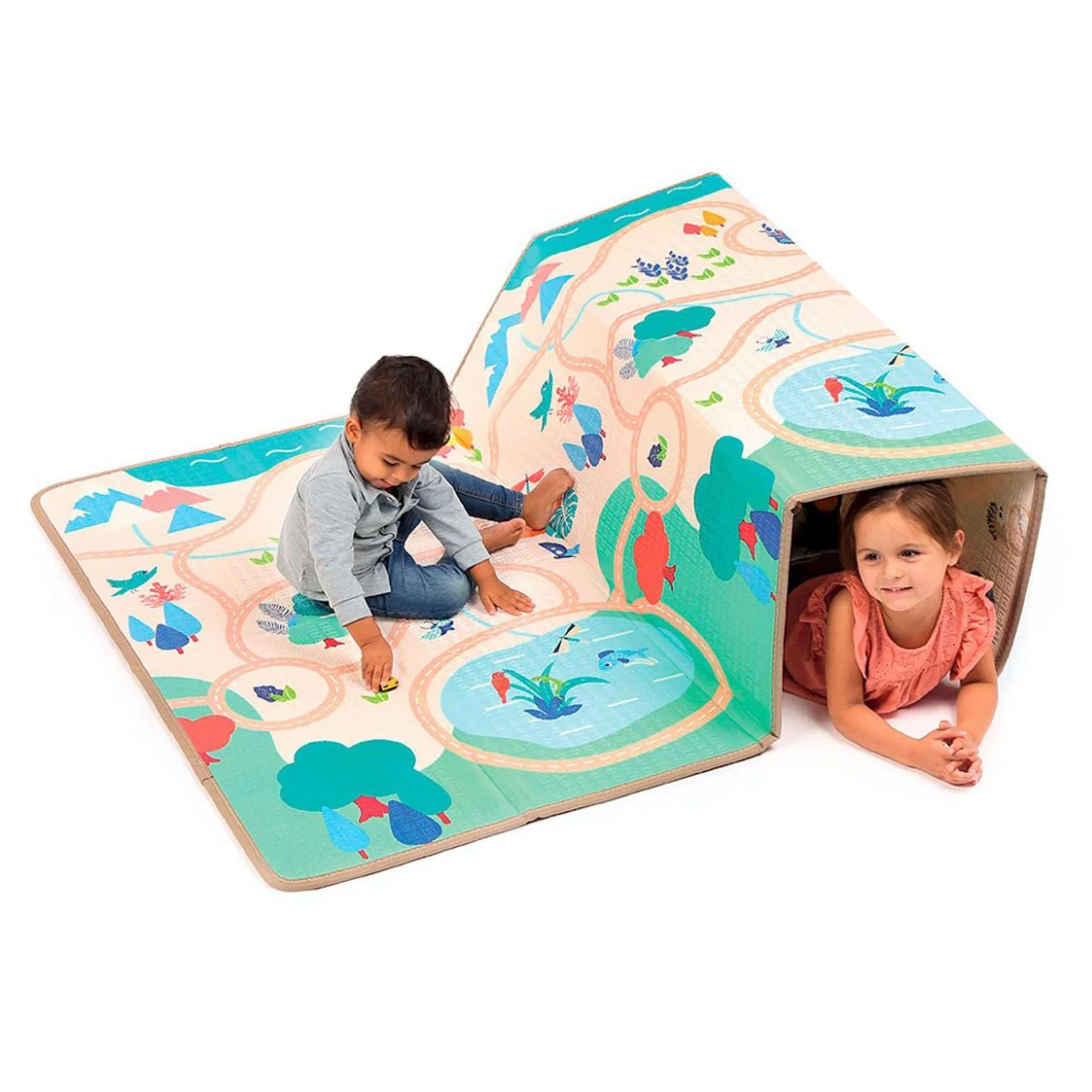 ALFOMBRA DE JUEGOS PLEGABLE Y REVERSIBLE LUDI - Imagen 4