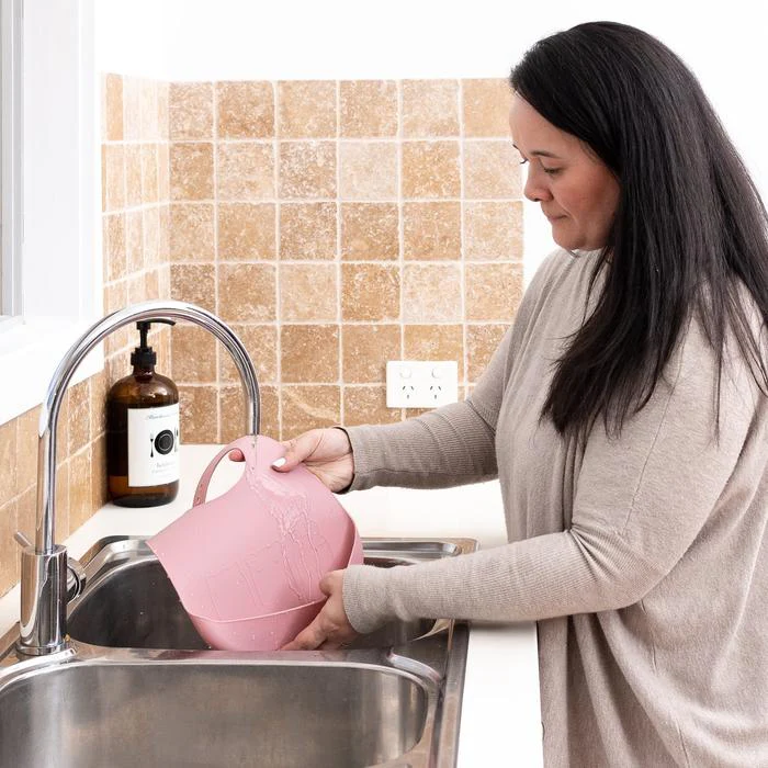 Set de Baberos de Silicona - Rosa Pastel y Rosa Viejo | We Might Be Tiny - Imagen 6